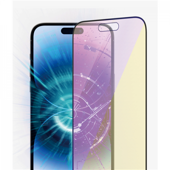 PanzerGlass | Screen protector | Apple | iPhone 14 Pro Max | Glass | Black | Ultra-Wide Fit; Scratch resistant; Shock resistant; Easy installation; Anti-blue light; Eye protection; Diamond strength; Antibacterial; Fingerprint resistant | Anti-blue Light