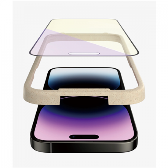 PanzerGlass | Screen protector | Apple | iPhone 14 Pro Max | Glass | Black | Ultra-Wide Fit; Scratch resistant; Shock resistant; Easy installation; Anti-blue light; Eye protection; Diamond strength; Antibacterial; Fingerprint resistant | Anti-blue Light