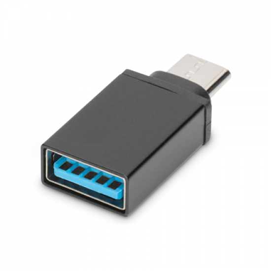 Digitus | USB Type-C adapter, type C to A M/F, 3A, 5GB, 3.0 Version | AK-300506-000-S | Plug USB C | Jack USB A
