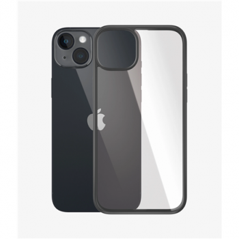 PanzerGlass | ClearCase with Black Frame | Case | Apple | iPhone 14 Plus | Black | Military grade standard; Scratch resistant; Shock resistant; Antibacterial; 100% recycled frame material