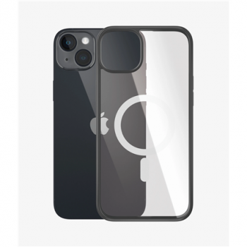 PanzerGlass | ClearCase with Black Frame MagSafe Compatible | Apple | iPhone 14 Plus | Clear | MagSafe compatible; Military Grade Standard; 100% recycled frame material
