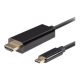 Lanberg | USB-C to HDMI Cable | CA-CMHD-10CU-0010-BK | 1 m