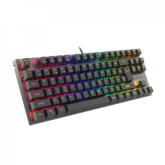 Genesis | THOR 303 TKL | Mechanical Gaming Keyboard | Wired | RGB LED light | US | USB Type-A | 865 g | Replaceable 