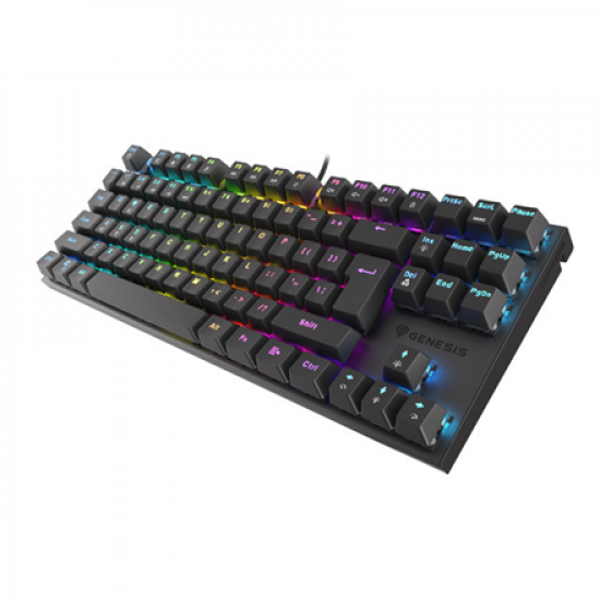 Genesis | THOR 303 TKL | Mechanical Gaming Keyboard | Wired | RGB LED light | US | USB Type-A | 865 g | Replaceable 