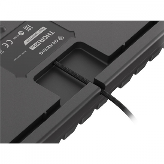 Genesis | THOR 303 TKL | Mechanical Gaming Keyboard | Wired | RGB LED light | US | USB Type-A | 865 g | Replaceable 