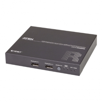Aten | USB DisplayPort Dual View HDBaseT 2.0 KVM Extender, 4K@100m for Single View | CE924-AT-G