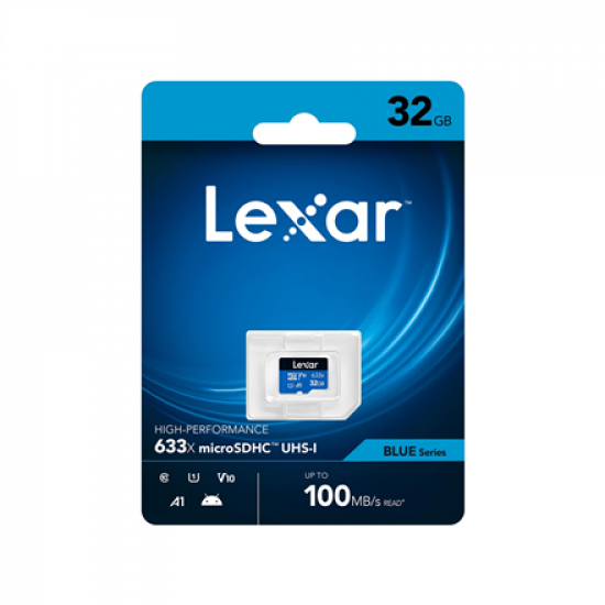 Lexar | Memory card | LMS0633064G-BNNNG | 64 GB | microSDXC | Flash memory class UHS-I