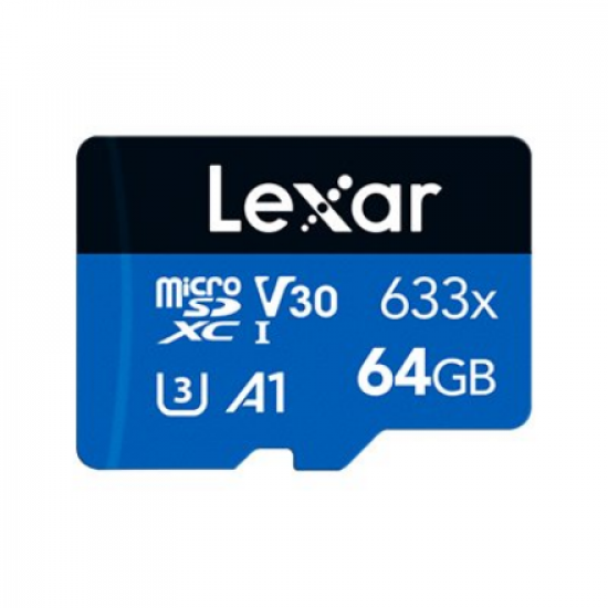 Lexar | Memory card | LMS0633064G-BNNNG | 64 GB | microSDXC | Flash memory class UHS-I