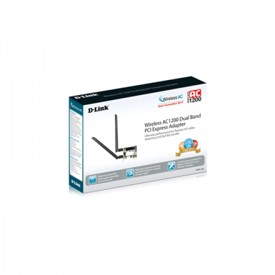 D-Link | DWA-582 Wireless 802.11n Dual Band PCIe Desktop Adapter