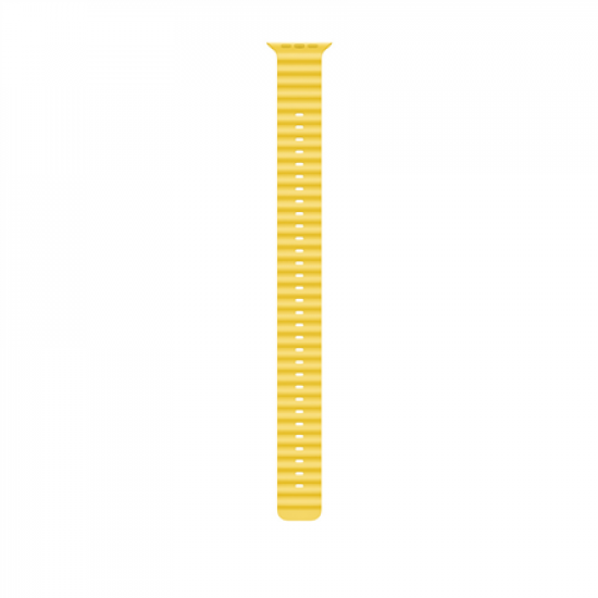 Apple | Ocean Band Extension | 49 | Yellow | Fluoroelastomer | Strap fits 130–200mm wrists