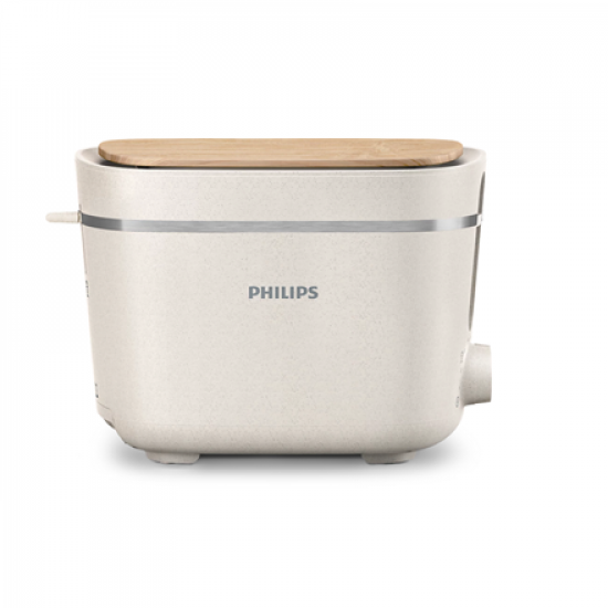 Philips | Toaster | HD2640/10 Eco Conscious Edition | Power 830 W | Number of slots 2 | Housing material 100% Bio-based plastic | Silk White Matt