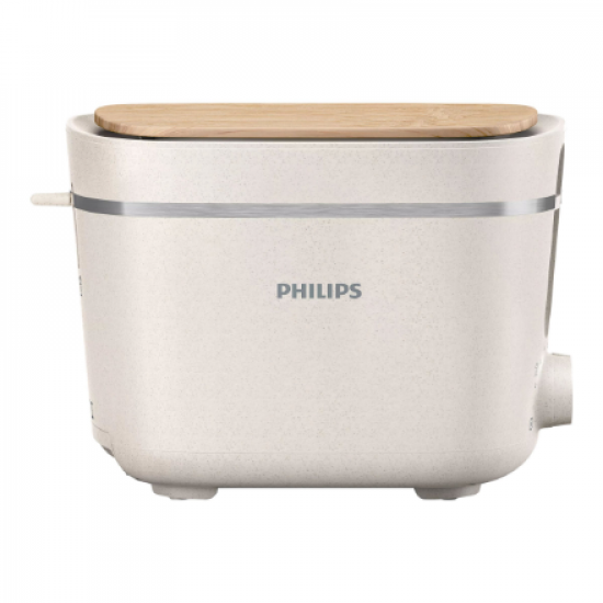 Philips | Toaster | HD2640/10 Eco Conscious Edition | Power 830 W | Number of slots 2 | Housing material 100% Bio-based plastic | Silk White Matt