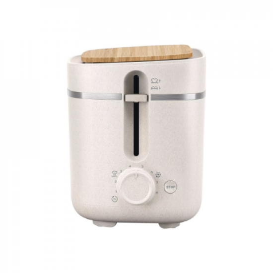 Philips | Toaster | HD2640/10 Eco Conscious Edition | Power 830 W | Number of slots 2 | Housing material 100% Bio-based plastic | Silk White Matt