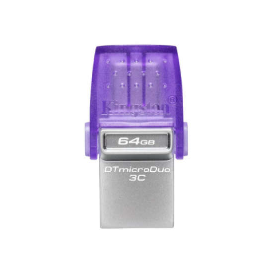 Kingston | DataTraveler | DT Micro Duo 3C | 64 GB | USB Type-C and Type-A | Purple
