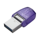 Kingston | DataTraveler | DT Micro Duo 3C | 64 GB | USB Type-C and Type-A | Purple