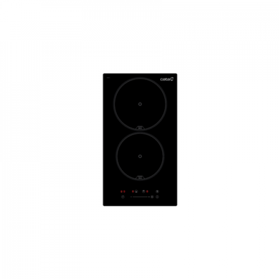 CATA | Hob | ISB 3102 BK | Induction | Number of burners/cooking zones 2 | Slider | Timer | Black