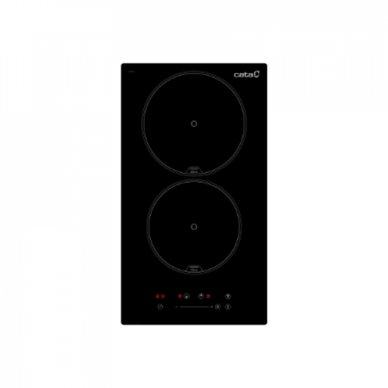 CATA | Hob | ISB 3102 BK | Induction | Number of burners/cooking zones 2 | Slider | Timer | Black