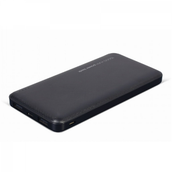 Gembird | Power Bank | PB10-02 | 10000 mAh | 2 x USB-AF | Black