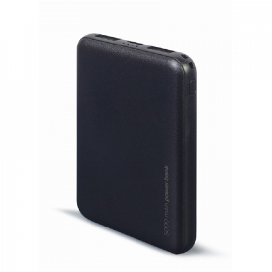 Gembird | Power Bank | PB05-02 | 5000 mAh | 2 x USB-AF | Black