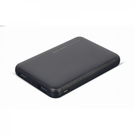 Gembird | Power Bank | PB05-02 | 5000 mAh | 2 x USB-AF | Black
