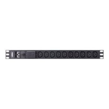 Aten | PE0210SG Basic 1U PDU with surge protection | Black