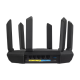 Wifi 6 802.11ax Tri-band Gigabit Gaming Router | RT-AXE7800 | 802.11ax | 574+4804+2402 Mbit/s | 10/100/1000 Mbit/s | Ethernet LAN (RJ-45) ports 4 | Mesh Support Yes | MU-MiMO Yes | No mobile broadband | Antenna type External