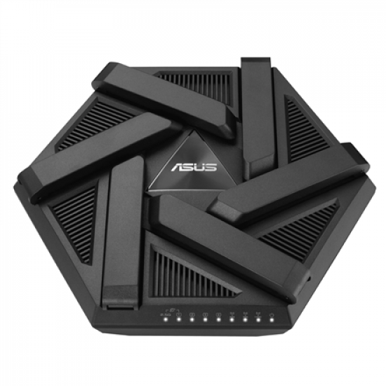Wifi 6 802.11ax Tri-band Gigabit Gaming Router | RT-AXE7800 | 802.11ax | 574+4804+2402 Mbit/s | 10/100/1000 Mbit/s | Ethernet LAN (RJ-45) ports 4 | Mesh Support Yes | MU-MiMO Yes | No mobile broadband | Antenna type External