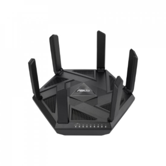 Wifi 6 802.11ax Tri-band Gigabit Gaming Router | RT-AXE7800 | 802.11ax | 574+4804+2402 Mbit/s | 10/100/1000 Mbit/s | Ethernet LAN (RJ-45) ports 4 | Mesh Support Yes | MU-MiMO Yes | No mobile broadband | Antenna type External