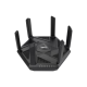 Wifi 6 802.11ax Tri-band Gigabit Gaming Router | RT-AXE7800 | 802.11ax | 574+4804+2402 Mbit/s | 10/100/1000 Mbit/s | Ethernet LAN (RJ-45) ports 4 | Mesh Support Yes | MU-MiMO Yes | No mobile broadband | Antenna type External