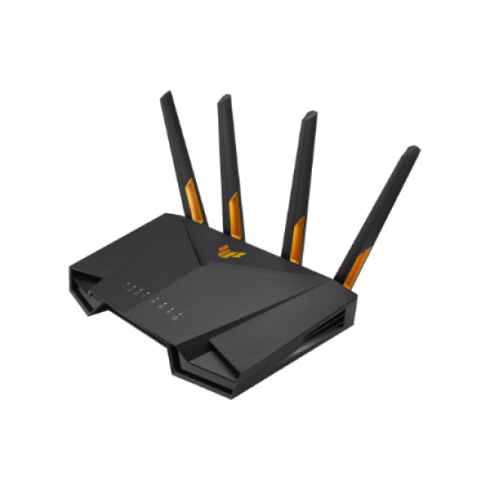 Wireless Wifi 6 AX4200 Dual Band Gigabit Router | TUF-AX4200 | 802.11ax | 3603+574 Mbit/s | 10/100/1000 Mbit/s | Ethernet LAN (RJ-45) ports 4 | Mesh Support Yes | MU-MiMO Yes | 3G/4G data sharing | Antenna type External | 1 x USB 3.2 Gen 1 | 36 month(s)