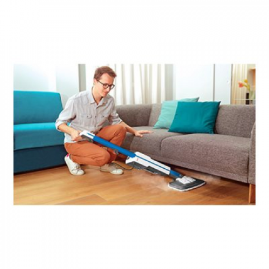 Polti | Steam mop with integrated portable cleaner | PTEU0305 Vaporetto SV620 Style 2-in-1 | Power 1500 W | Steam pressure Not Applicable bar | Water tank capacity 0.5 L | Blue/White