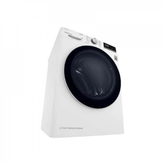 LG | Dryer Machine | RH80V3AV6N | Energy efficiency class D | Front loading | 8 kg | LED | Depth 69 cm | Wi-Fi | White