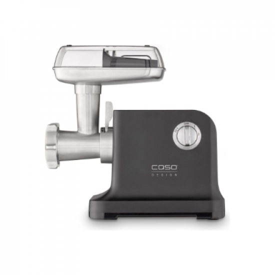 Caso | Meat Grinder | FW 2000 | Black | 2000 W | Number of speeds 2 | Throughput (kg/min) 2.5 | 3 perforated discs, Shortbread attachment with 4 moulds, Sausage filler, Stuffer, Drip tray