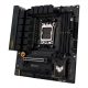 Asus | TUF GAMING B650M-PLUS | Processor family AMD | Processor socket  AM5 | DDR5 DIMM | Memory slots 4 | Supported hard disk drive interfaces 	SATA, M.2 | Number of SATA connectors 4 | Chipset AMD B650 | micro-ATX