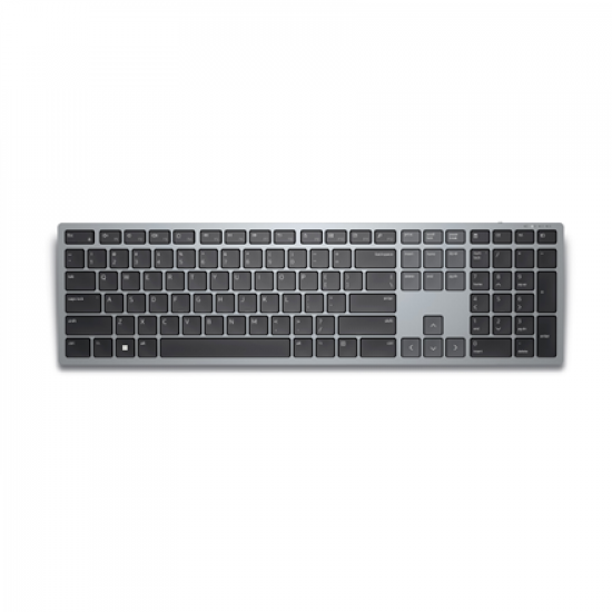 Dell | Keyboard | KB700 | Keyboard | Wireless | Russian | Titan Gray | 2.4 GHz, Bluetooth 5.0
