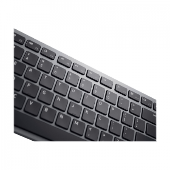 Dell | Keyboard | KB700 | Keyboard | Wireless | Russian | Titan Gray | 2.4 GHz, Bluetooth 5.0