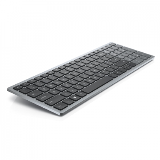 Dell | Keyboard | KB740 | Keyboard | Wireless | Russian | Titan Gray | 2.4 GHz, Bluetooth 5.0 | 506 g