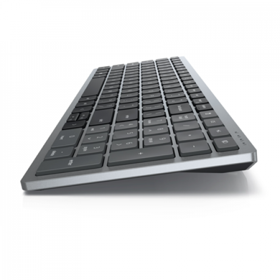 Dell | Keyboard | KB740 | Keyboard | Wireless | Russian | Titan Gray | 2.4 GHz, Bluetooth 5.0 | 506 g