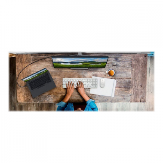 Dell | Keyboard and Mouse | KM5221W Pro | Keyboard and Mouse Set | Wireless | Mouse included | US | White | 2.4 GHz