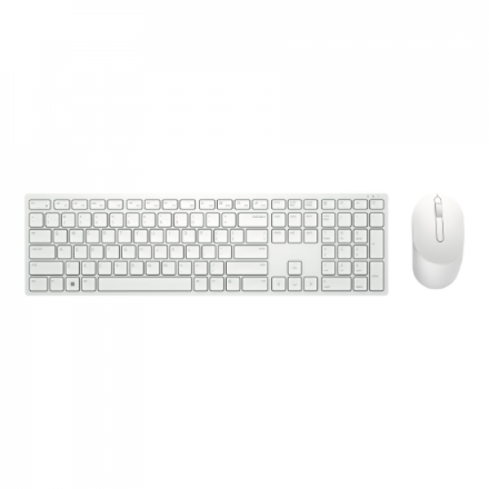 Dell | Keyboard and Mouse | KM5221W Pro | Keyboard and Mouse Set | Wireless | Mouse included | US | White | 2.4 GHz