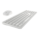 Dell | Keyboard and Mouse | KM5221W Pro | Keyboard and Mouse Set | Wireless | Mouse included | Russian | White | 2.4 GHz