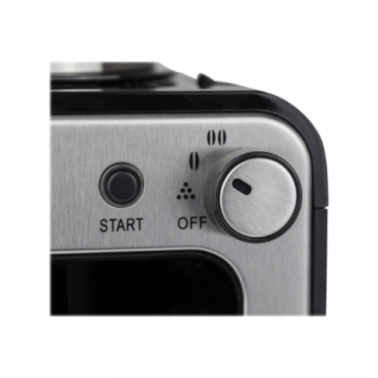 Caso | Design Compact Coffee Maker with Grinder | Pump pressure Not applicable bar | 600 W | Manual | Black/Stainless steel