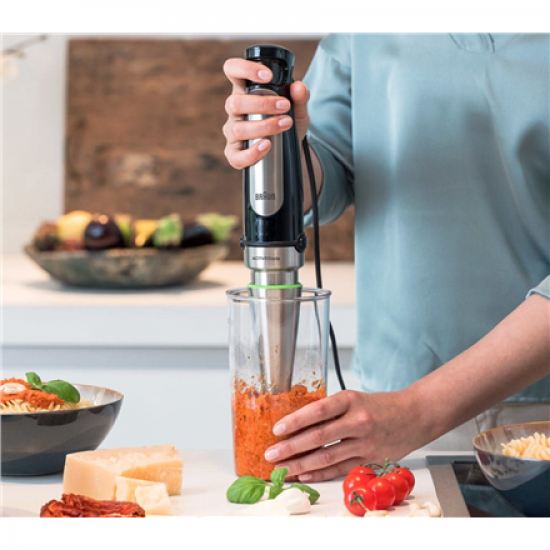 Braun | Hand Blender | MQ7000X MultiQuick Immersion | Hand Blender | 1000 W | Black/Stainless Steel