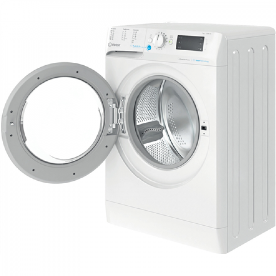 INDESIT | Washing machine | BWSE 71295X WBV EU | Energy efficiency class B | Front loading | Washing capacity 7 kg | 1200 RPM | Depth 43.5 cm | Width 59.5 cm | Display | Big Digit | White