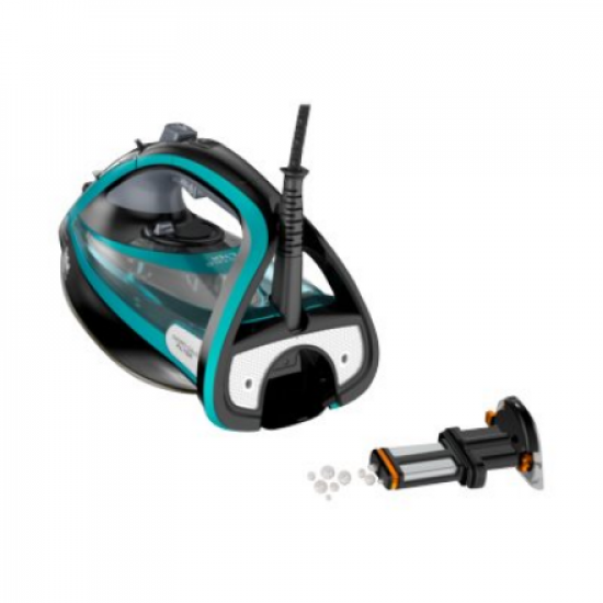 TEFAL | Ultimate Pure FV9844E0 | Steam Iron | 3200 W | Water tank capacity 350 ml | Continuous steam 60 g/min | Steam boost performance 250 g/min | Blue/Black