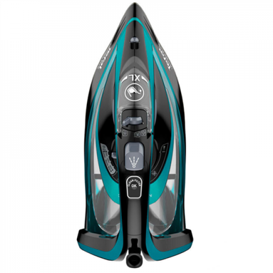 TEFAL | Ultimate Pure FV9844E0 | Steam Iron | 3200 W | Water tank capacity 350 ml | Continuous steam 60 g/min | Steam boost performance 250 g/min | Blue/Black
