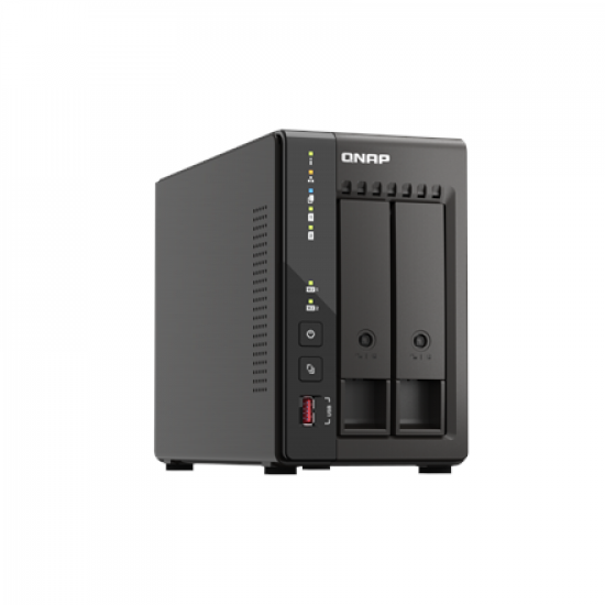 QNAP | 2-Bay desktop NAS | TS-253E-8G | Intel Celeron | J6412 4-core | Processor frequency 2.6 GHz | 8 GB