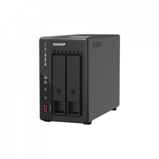 QNAP | 2-Bay desktop NAS | TS-253E-8G | Intel Celeron | J6412 4-core | Processor frequency 2.6 GHz | 8 GB