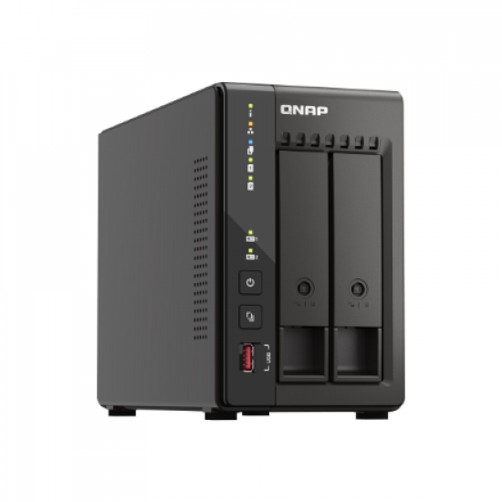 QNAP | 2-Bay desktop NAS | TS-253E-8G | Intel Celeron | J6412 4-core | Processor frequency 2.6 GHz | 8 GB