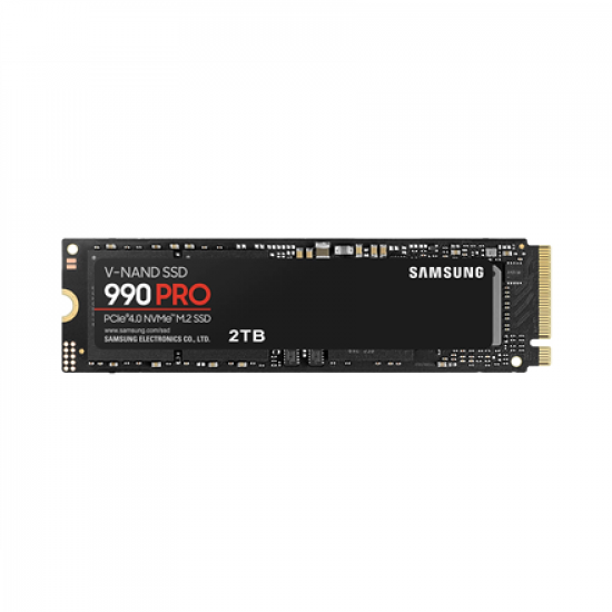 Samsung | 990 PRO | 2000 GB | SSD form factor M.2 2280 | Solid-state drive interface PCIe Gen4x4 | Read speed 7450 MB/s | Write speed 6900 MB/s